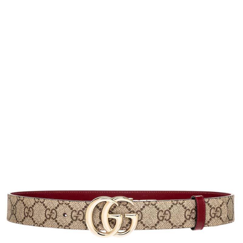 Gucci Reversible GG Marmont Wide Belt - 85