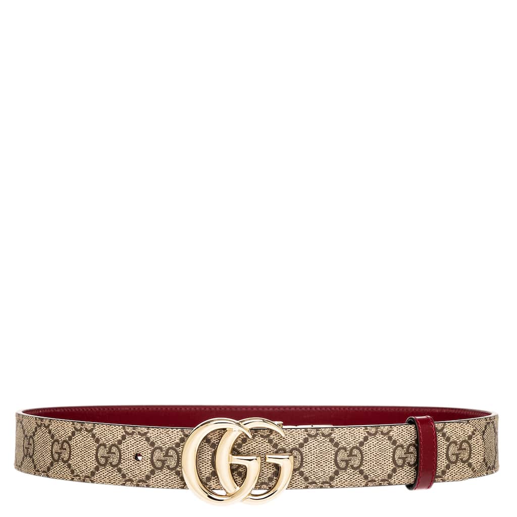 Gucci Reversible GG Marmont Wide Belt