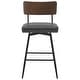 preview thumbnail 92 of 136, 26"/29" Faux Leather Swivel Counter/Bar Stools Set of 2/3