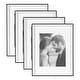 preview thumbnail 113 of 119, Kate and Laurel Gibson Photo Frame Set 4 Piece 11x14 matted to 8x10 - Black/White