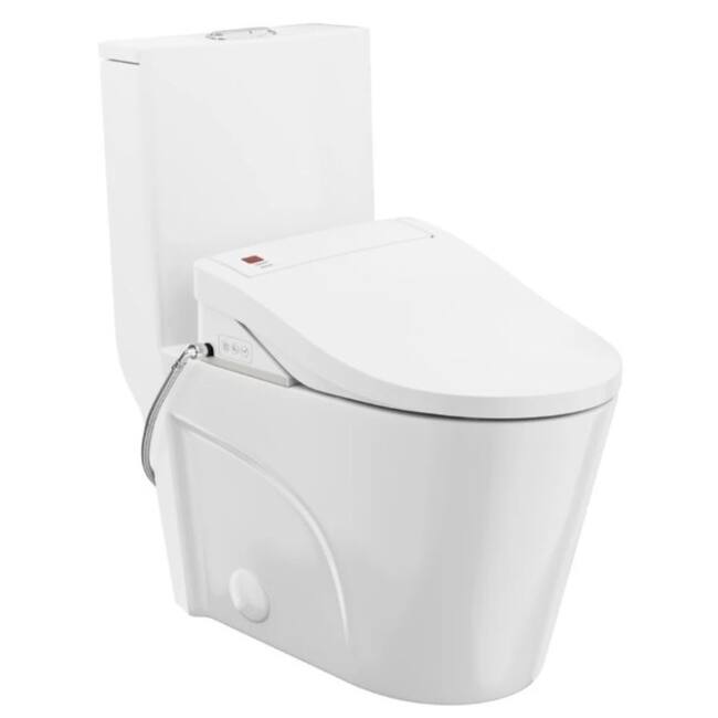 Swiss Madison SM-1T0814 St. Tropez 0.8 GPF One Piece Elongated Toilet - Glossy White