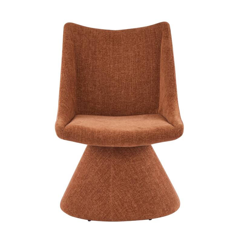 Christopher Knight Home - Thresher 7-Piece Upholstered Swivel Dining Set with 84" Rectangular Pillar Base Dining Table