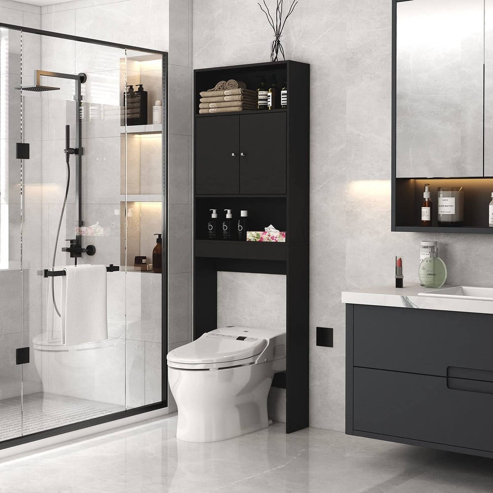 Black Over the Toilet Storage - Bed Bath & Beyond