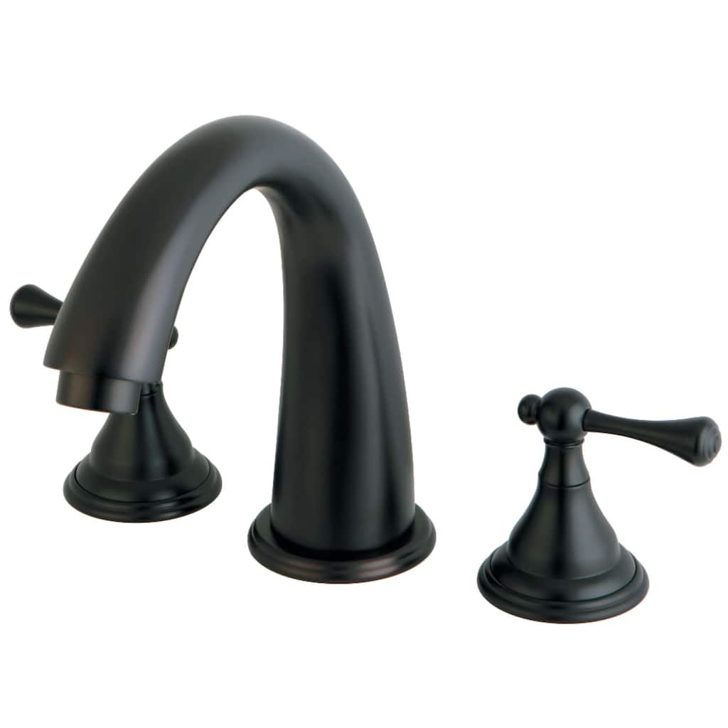 Kingston Brass Vintage Deck Mounted Roman Tub Filler with Lever