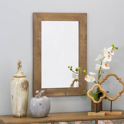 Morris Wall Mirror - Nutmeg 30 x 20 - 30"h x 20"w x 1"d