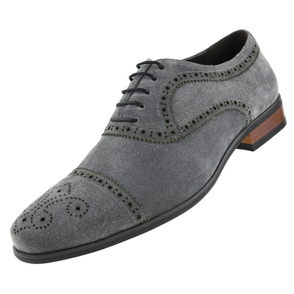 grey suede dress shoes