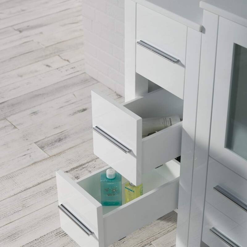 Blossom Sydney 48" Bathroom Vanity with Double Side Cabinets & Mirrors