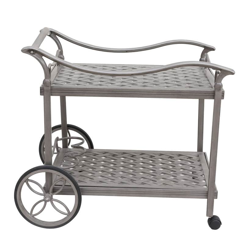 Ventura Cast Aluminum Tea Cart