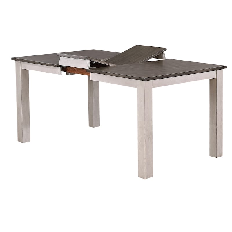 Parsons Ash & Stormy White Contemporary Ladderback 7-Piece Dining Set