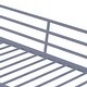 preview thumbnail 8 of 17, Metal Loft Bed Full Size, Loft Bed Frame with Safety Guard Rails & Flat Ladder, Twin Loft Bed for Kids Teens Adults