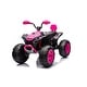 preview thumbnail 16 of 23, 24V 2-Seater Ride On ATV for Kids, Electric Off-Road Vehicle with Powerful Motor, LED Lights, Music Pink