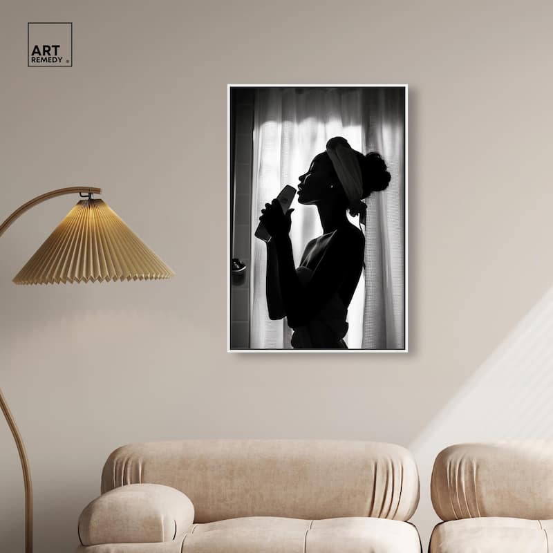 Bathroom Jam Session Canvas by Art Remedy