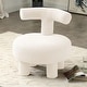 preview thumbnail 1 of 10, 24.4" Modern Fabric Chair Kids Chair for Living Room, Bedroom, Home Decorative - 24.4''×24.4''×25.6'' Beige