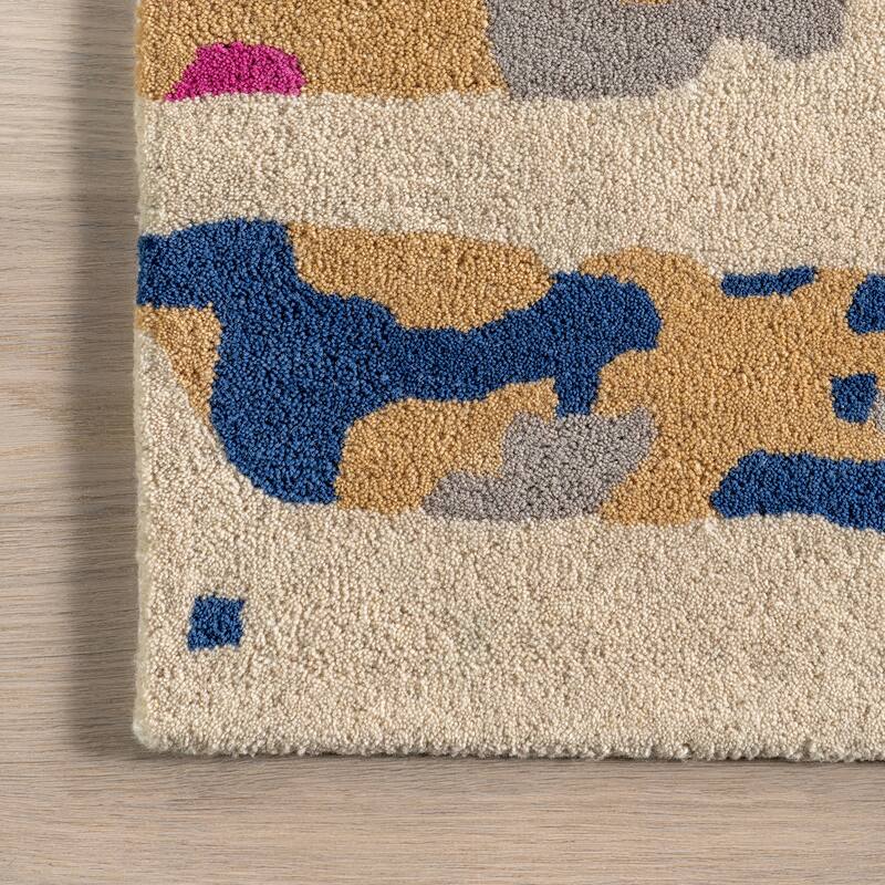 Pokhara Abstract Wool Area Rug
