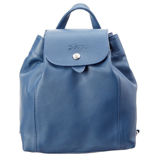light blue longchamp bag