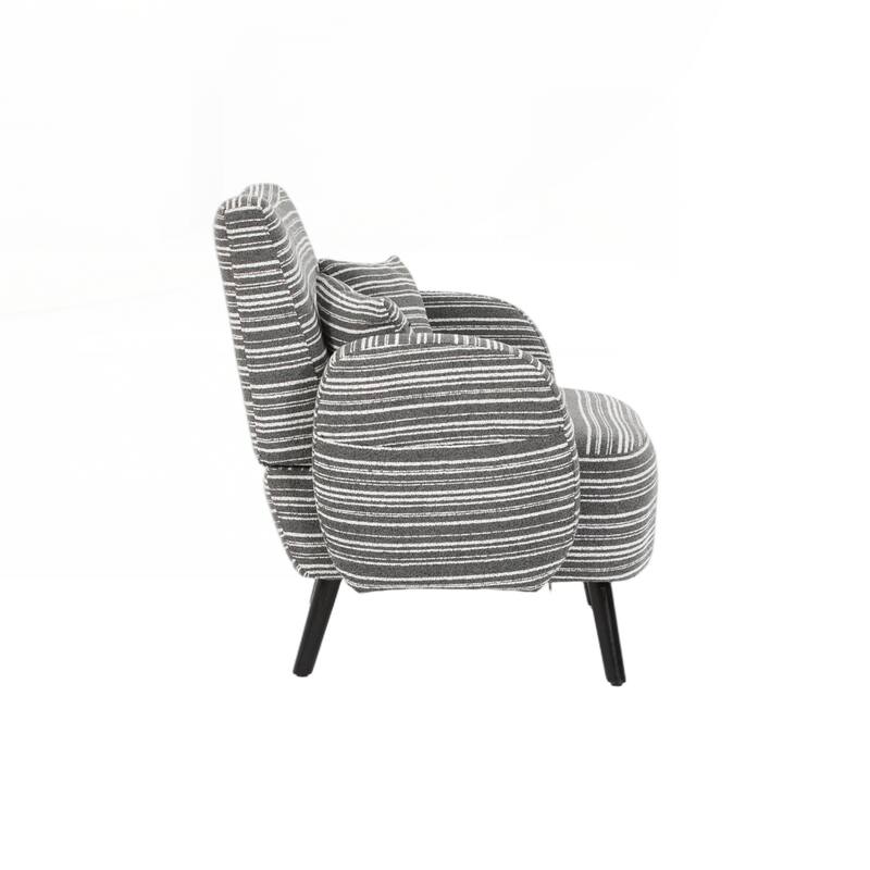 Modern style two-seater sofa with ultra-comfortable armrests, armrest pillows