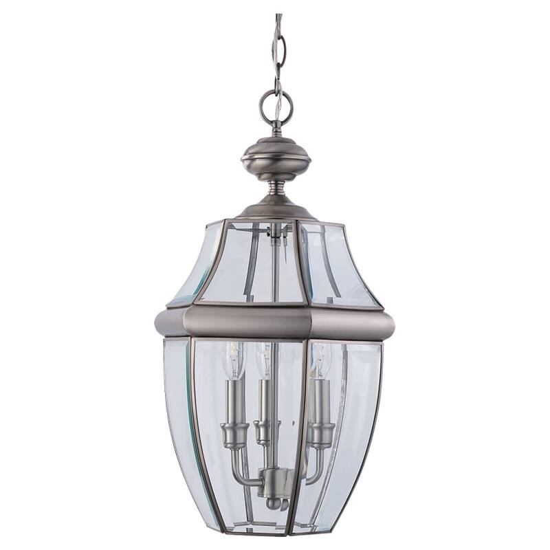 Roseto Coles 3 Light 12" Wide Outdoor Taper Candle Full Sized Pendant