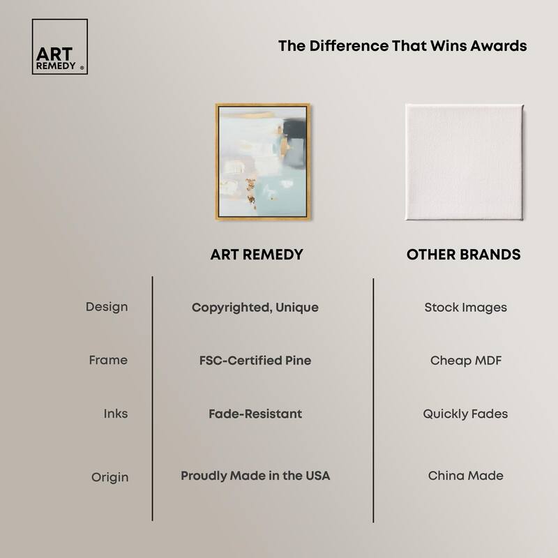 Misty Luxe I Canvas by Art Remedy