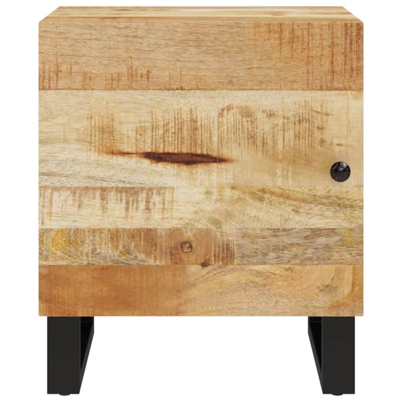 vidaXL Bedside Cabinet 15.7"x13"x18.1" Solid Wood