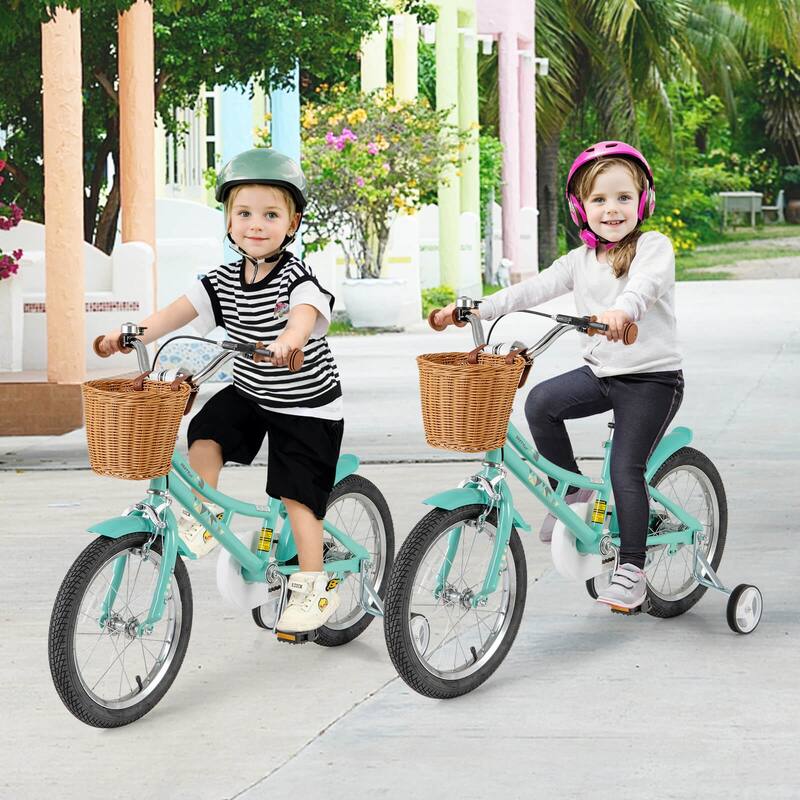 Costway 12"/14"/16"/18" Kids Bike with Height Adjustable Handlebar - See Details