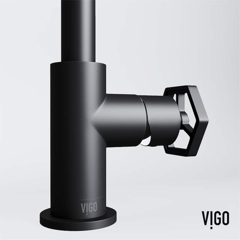 VIGO Ruxton 9" H Single Handle Single Hole Bathroom Faucet