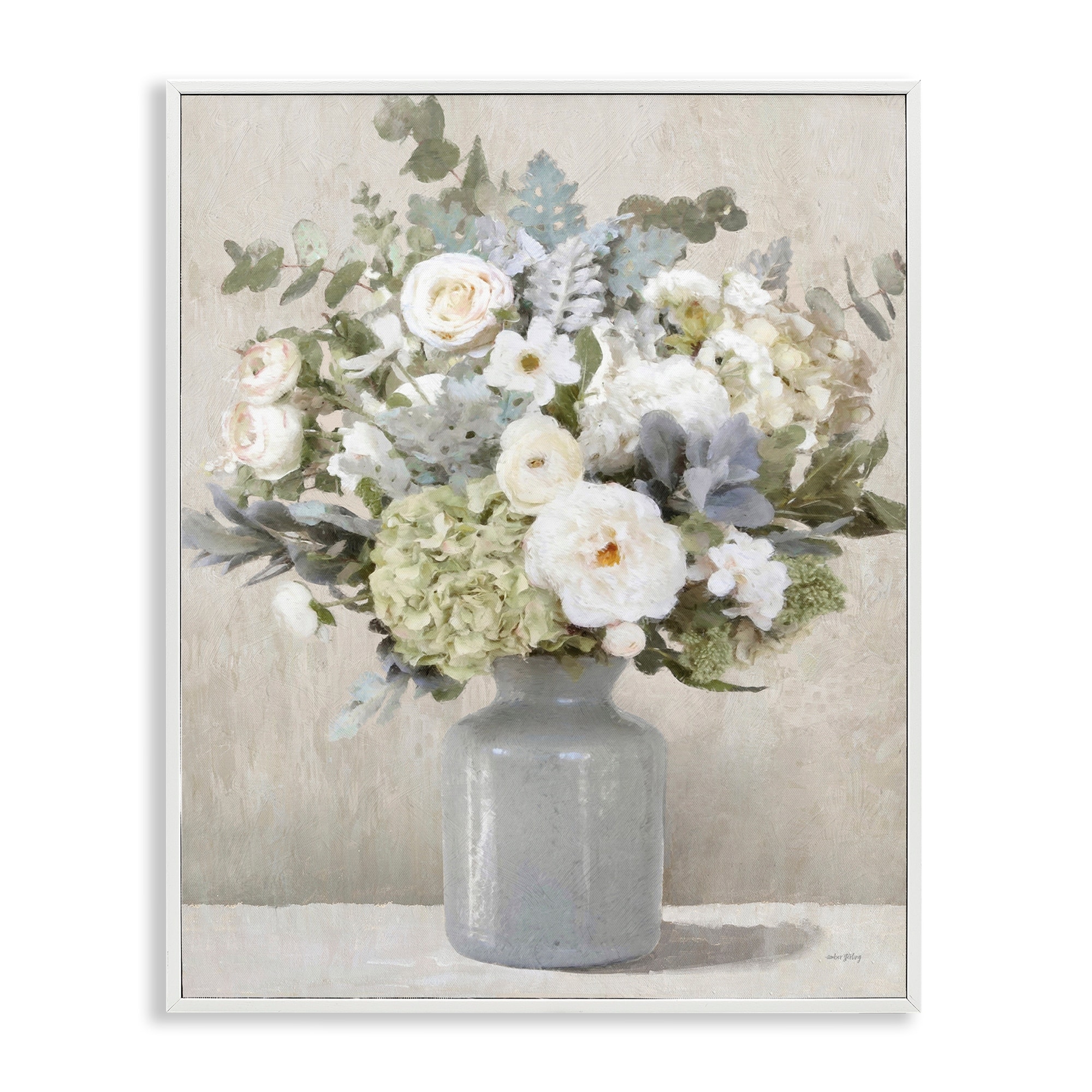 Stupell Fresh Garden Bouquet Framed Giclee Art Design By Amber Sterling