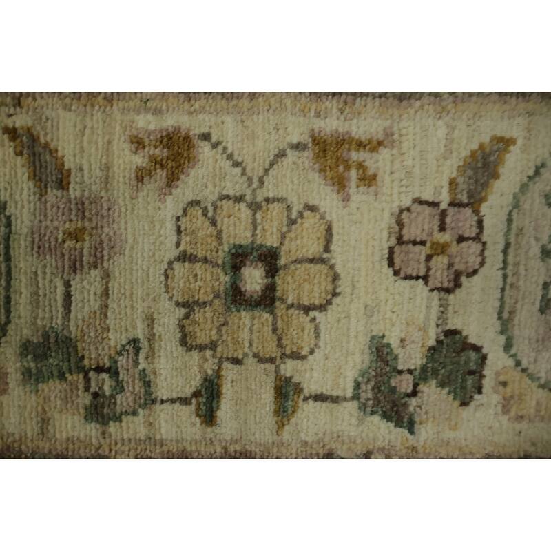 Hand Knotted Oriental 100% Wool Carpet Traditional All-Over Greys & Charcoal Ziegler Area Rug - 8' 10'' X 6' 0''