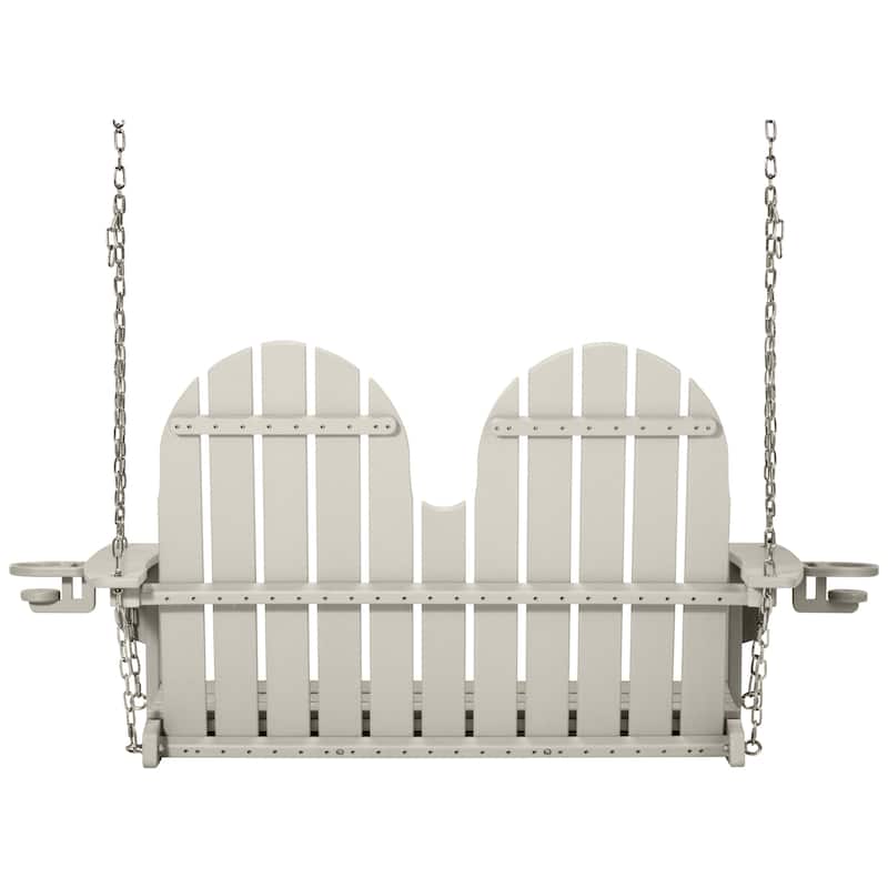 Hanniford Poly Adirondack 50 Inch Porch Swing