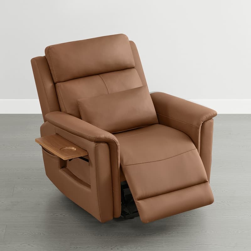 Spruce & Spring Power Lift Recliner Chair for Elderly with Foldable Tray Table and Massage