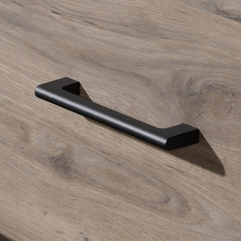 Engineered Wood Transitional L-Shaped Desk with File Drawer And Lower Shelf, Brown