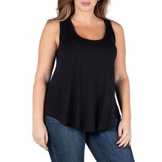 flattering tank tops for plus size