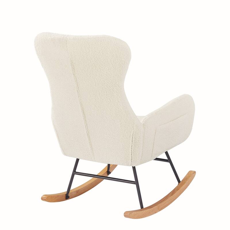 Teddy Rocking Chair With Metal Frame