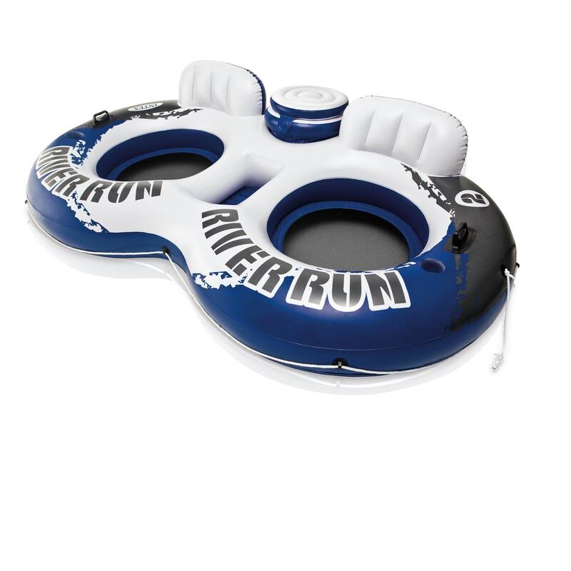 Intex River Run 1 Red Inflatable Tube (6 Pack) + 2-Person River Float (2 Pack)
