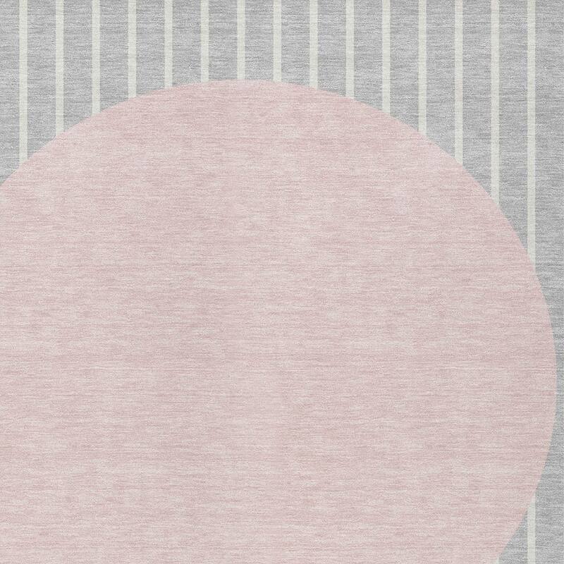 HomeRoots Striped Transitional Rectangle Outdoor Rug