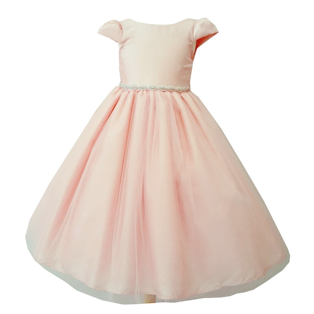 blush pink occasion dress