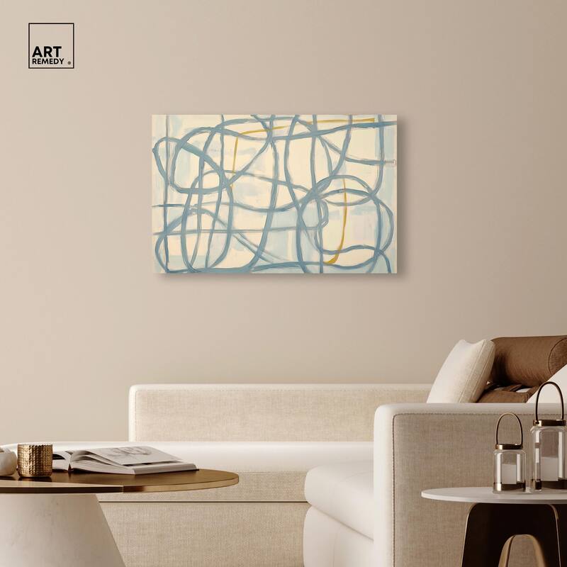 Unbroken Line II Canvas by Art Remedy, Gallery Wrapped
