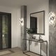 preview thumbnail 3 of 6, Artika DNA LED Integrted Wall Sconce Light Fixture, Chrome