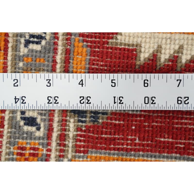 Hand Knotted Oriental 100% Wool Carpet Traditional Medallion Red Heriz (serapi) Area Rug - 9' 10'' X 7' 11''