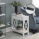 Option White Faux Marble/White