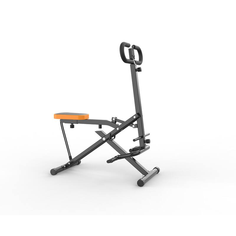 Squat Machine for Home, Assist Trainer for Glutes Workout Foldable with Resistance Bands, for Botty Glutes Butt Thighs