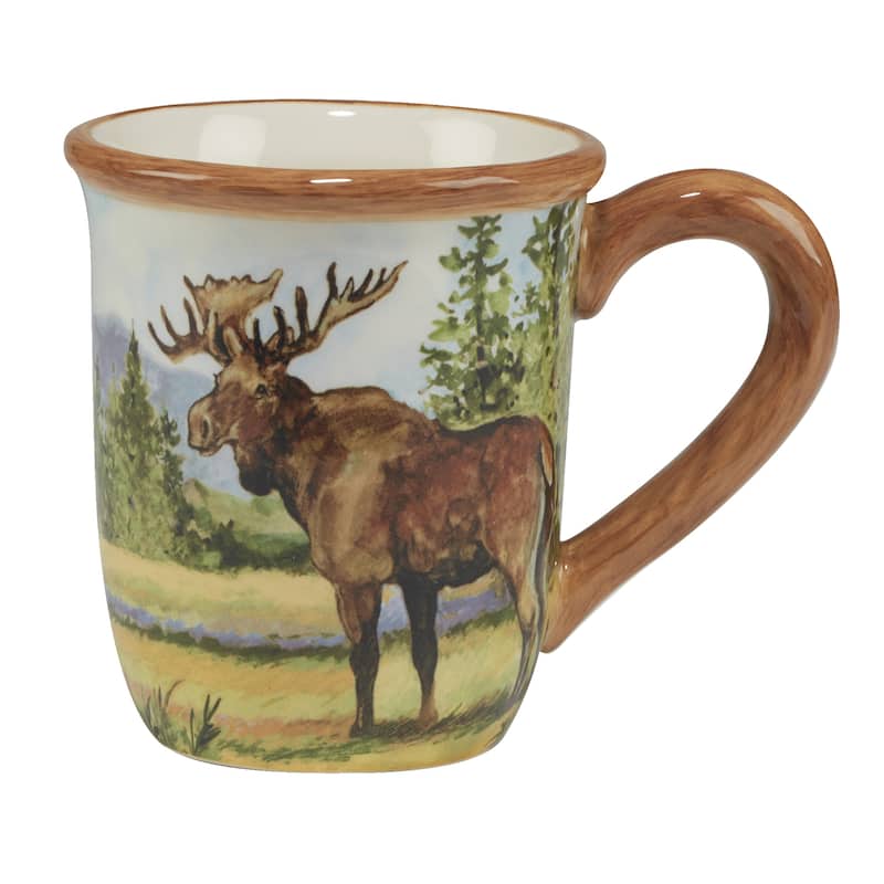 Certified International Mountain Summit 16 oz. Mug, Set of 4