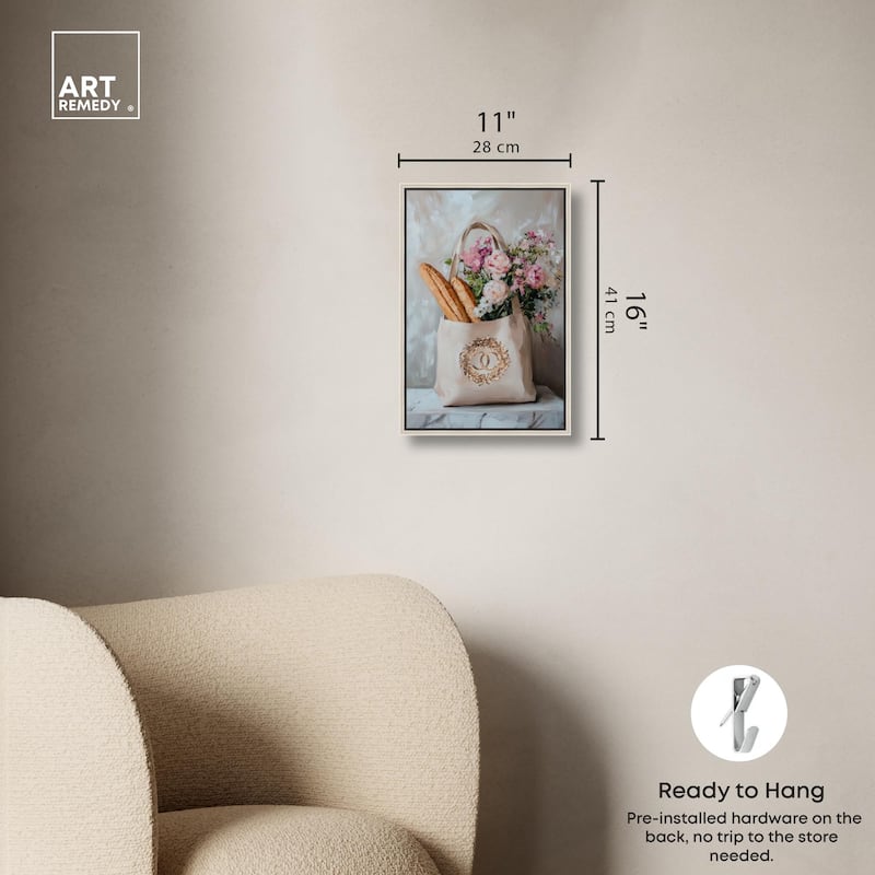 Chic Carryall I Canvas by Art Remedy