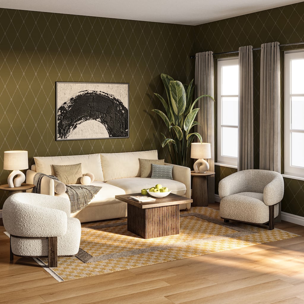 Carmeon Hamilton Memphis Modern Checkered Hand Woven Rug