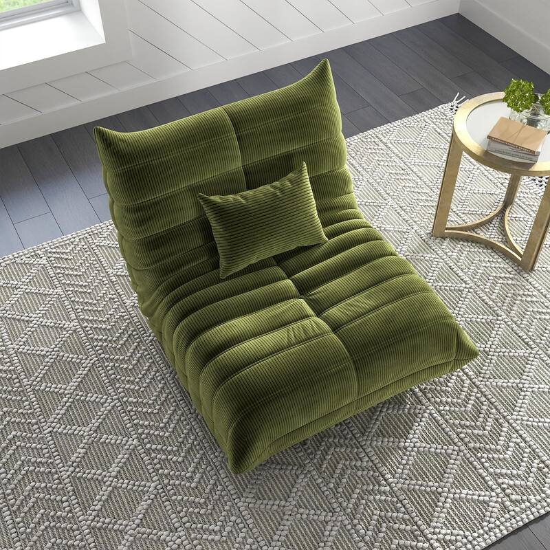 Kinbor Bean Bag Chair - Adult Bean Bag Chair with Soft Memory Foam