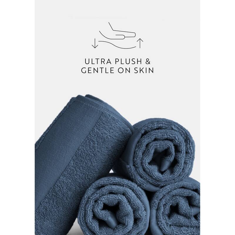 Becky Cameron 4-Piece Ultra Soft Cotton Hand Towel Set