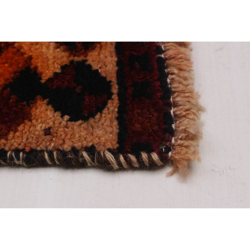 ECARPETGALLERY Hand-knotted Melis Vintage Copper Wool Rug - 4'1 x 11'3