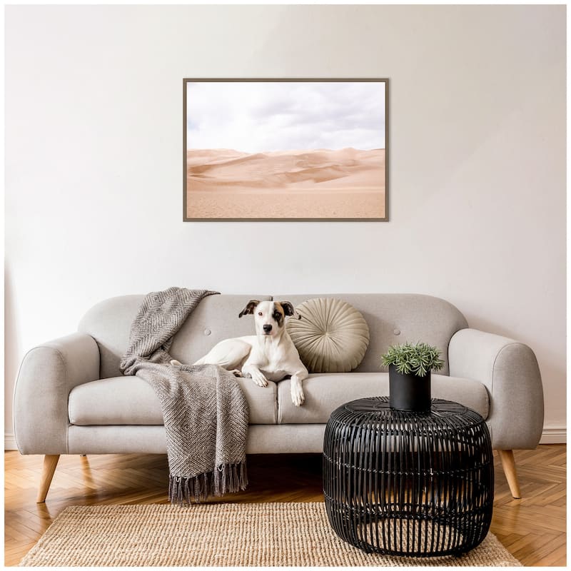 Kate and Laurel Sylvie Desert Skies Framed Canvas by Alicia Abla