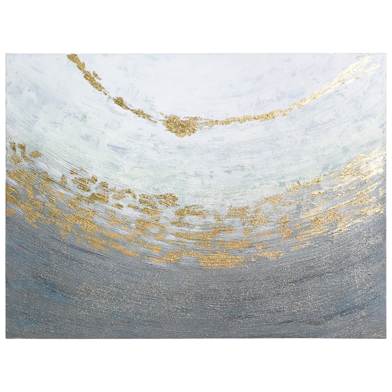 Golden Tundra Textured Metallic Hand Painted Wall Art by Martin Edwards