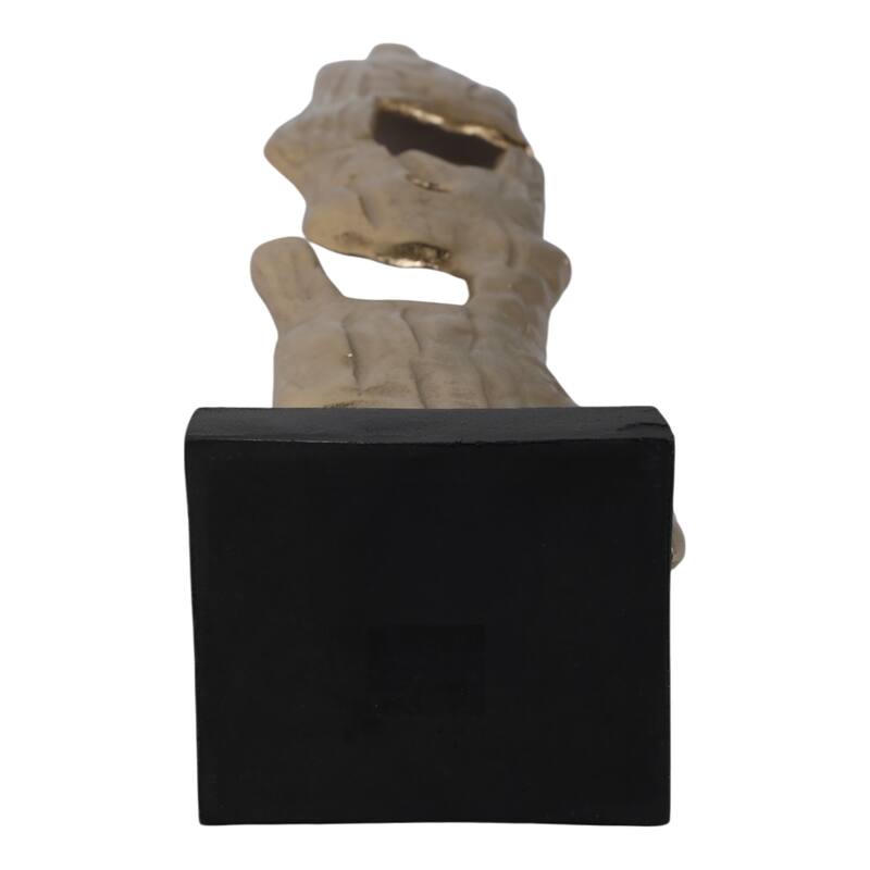 Metal Acrylic Sculpture Post Modern Decorative Figurine for Home Decor