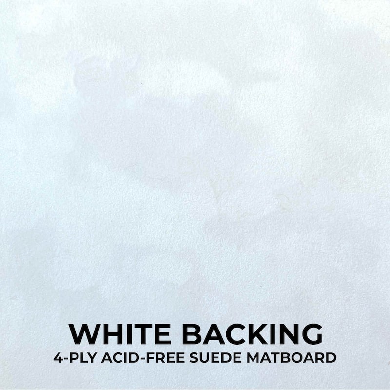 24x30 Shadow Box Frame Textured Black Wood Includes a White Real Suede Texture Acid-Free Backing Board